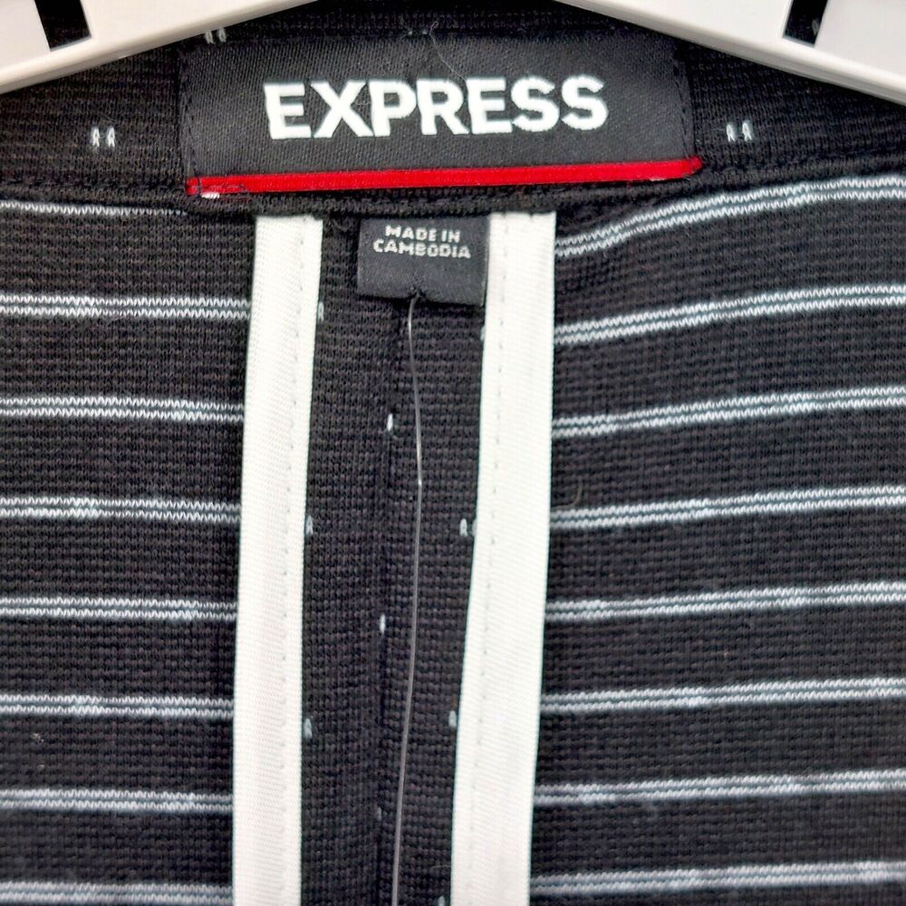 Express Performance Slim Jacket Sz XXL Black Sports Coat Stretch Blazer $198 - Picture 10 of 12